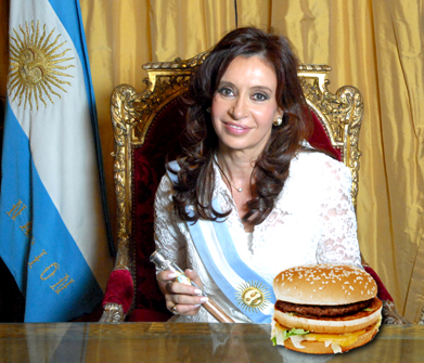 Cristina de Kirchner in Amt und Würden
