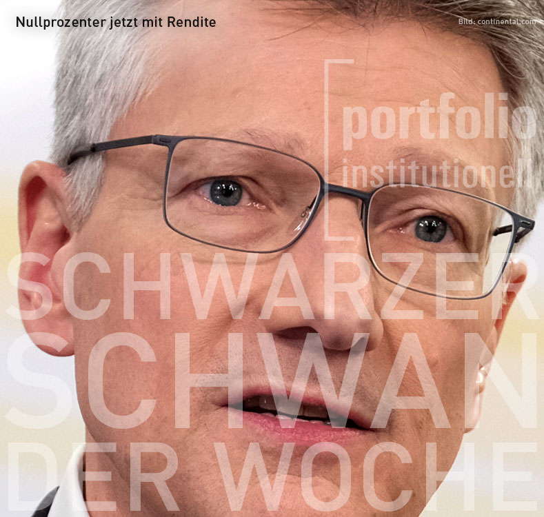 Dr. Elmar Degenhart, Schwarzer Schwan der Woche, portfolio institutionell