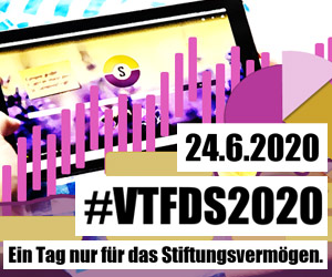 24.06.2020 – Virtueller Tag für das Stiftungsvermögen – #VTFDS2020, Online-Event