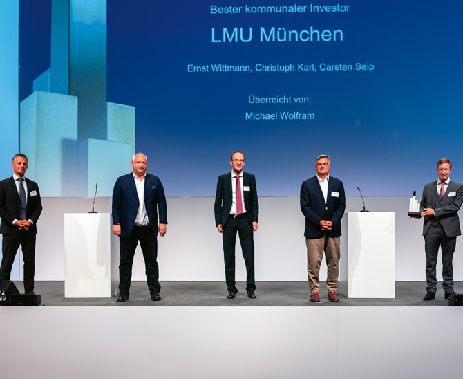 LMU München wird „Bester kommunaler Investor“