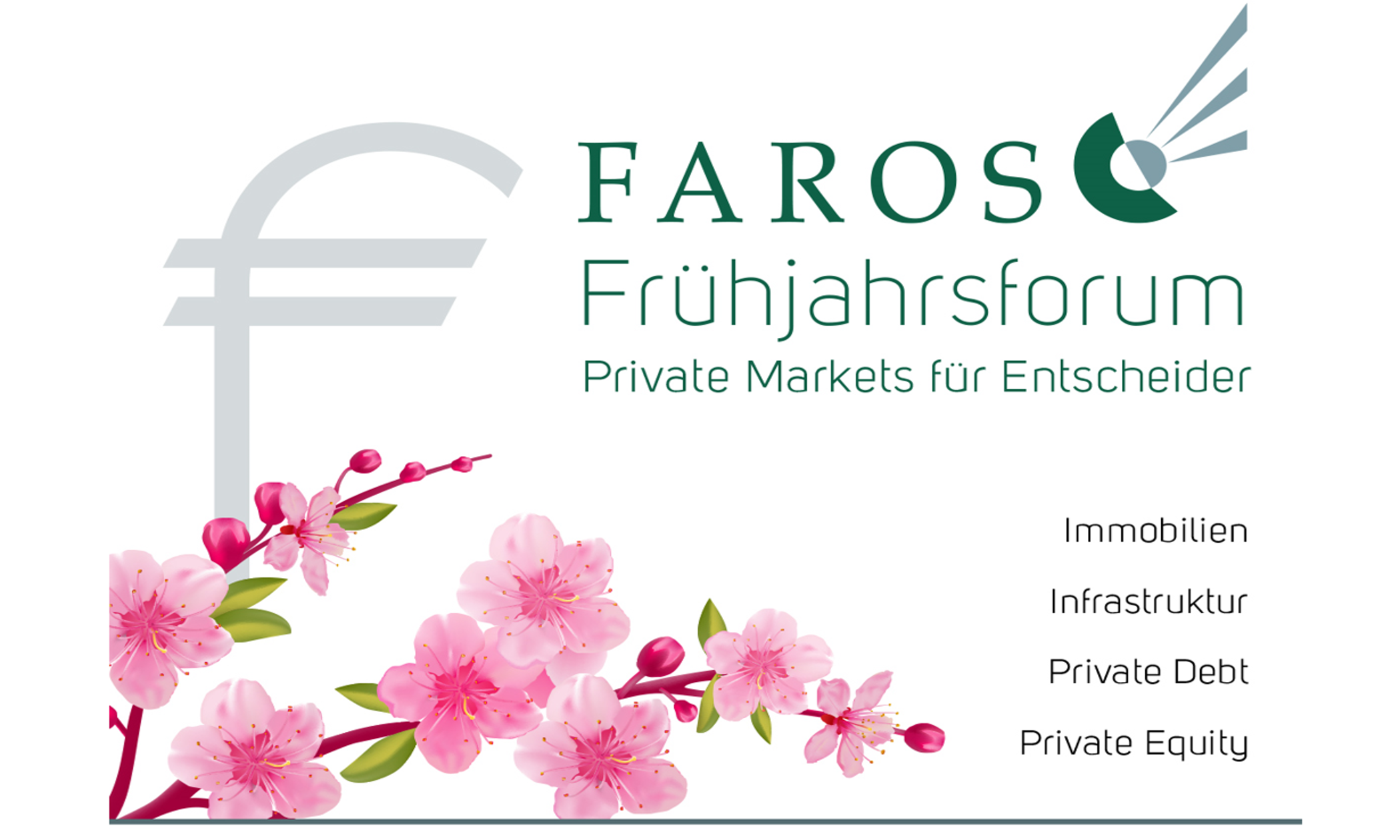 07.04.2022 – FAROS Frühjahrsforum – Private Markets für Entscheider, Frankfurt am Main