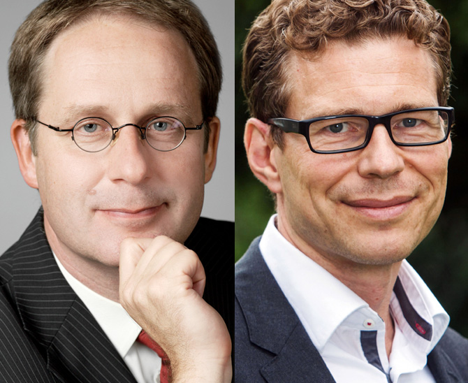 Dr. Christoph Mecking (links) und Dr. Stefan Fritz sind Teil der Initiative um die Stiftungsneugründung Fundatio.