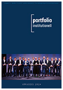 Titelcover von portfolio institutionell, Ausgabe Mai 2024