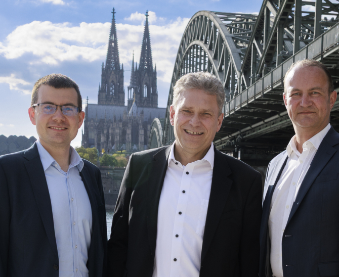 Der künftige Vorstand der DEVK Pensionsfonds AG in Köln.